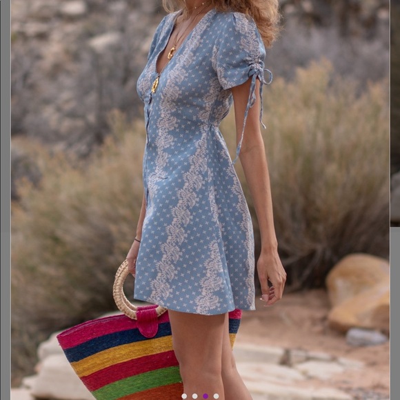 Floral button up dress - Picture 3 of 4